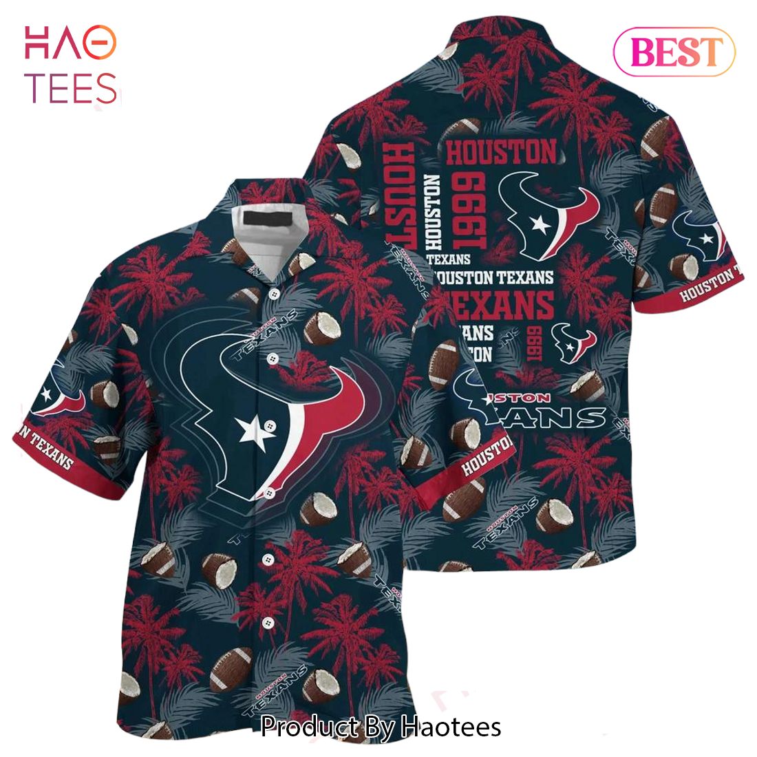 Houston Texans NFL Beach Shirt New Gift For Summer Hawaiian Shirt
