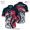 Houston Texans NFL Hawaii Shirt Graphic Tropical Pattern Short Sleeve Hot Summer