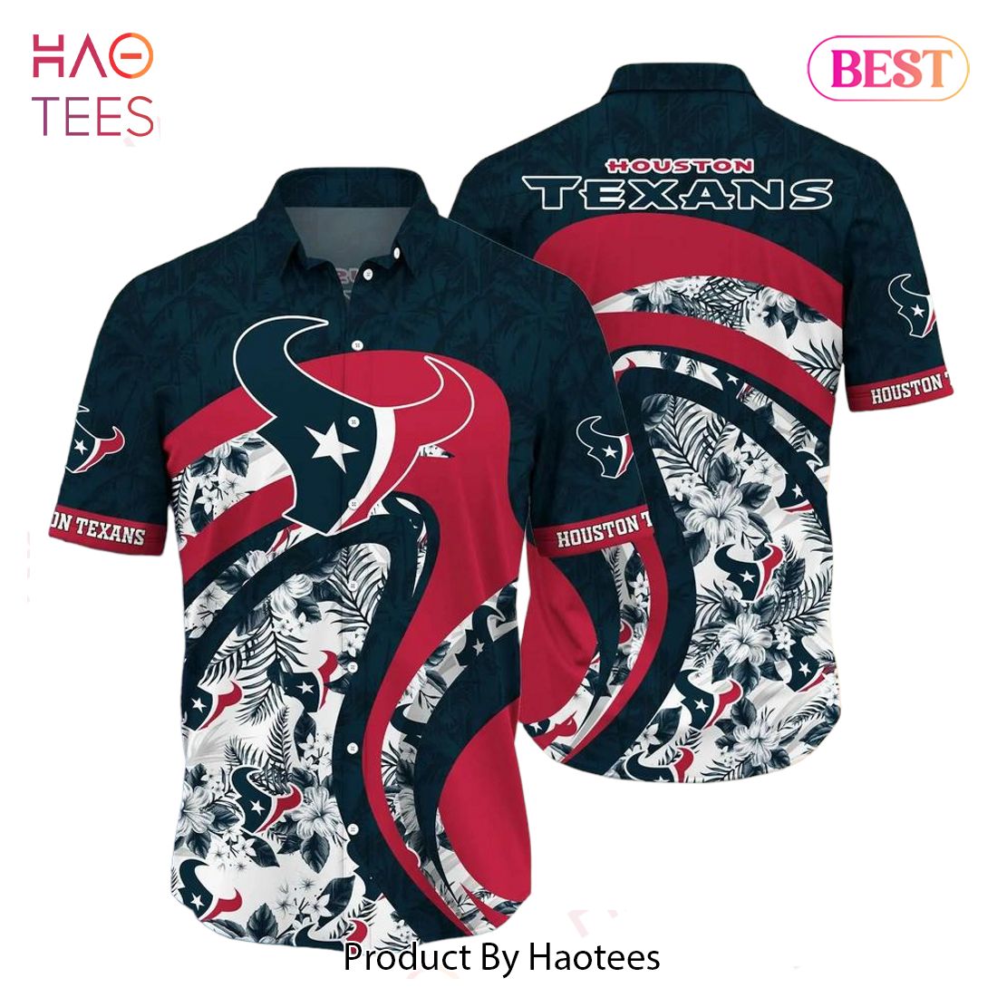 Houston Texans NFL Hawaii Shirt Graphic Floral Tropical Pattern This Summer For Fan Houston Texans NFL Hawaii Shirt Graphic Floral Tropical Pattern This Summer For Fan