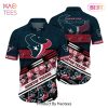 Houston Texans NFL Hawaiian Shirt Graphic Tropical Pattern Short Sleeve Summer For Fans Houston Texans NFL Hawaiian Shirt Graphic Tropical Pattern Short Sleeve Summer For Fans