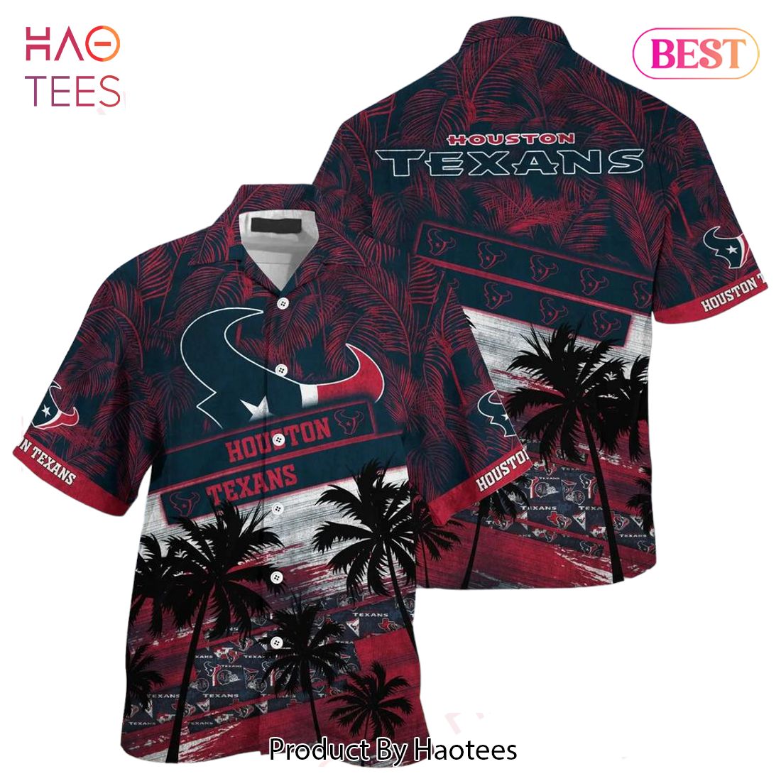 Houston Texans NFL Hawaiian Shirt Trending Summer For Sports Football Fans Houston Texans NFL Hawaiian Shirt Trending Summer For Sports Football Fans