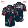 Houston Texans NFL Hawaiian Shirt Tropical Pattern Graphic Gift For Fan NFL Enthusiast