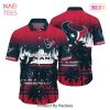 Houston Texans NFL Summer Hawaiian Shirt Floral Pattern Graphic For Football NFL Enthusiast