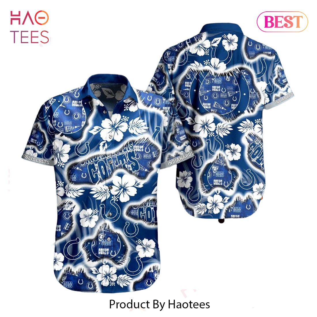 Indianapolis Colts NFL Hawaii Shirt Graphic Floral Printed This Summer Beach Shirt For Fans Indianapolis Colts NFL Hawaii Shirt Graphic Floral Printed This Summer Beach Shirt For Fans
