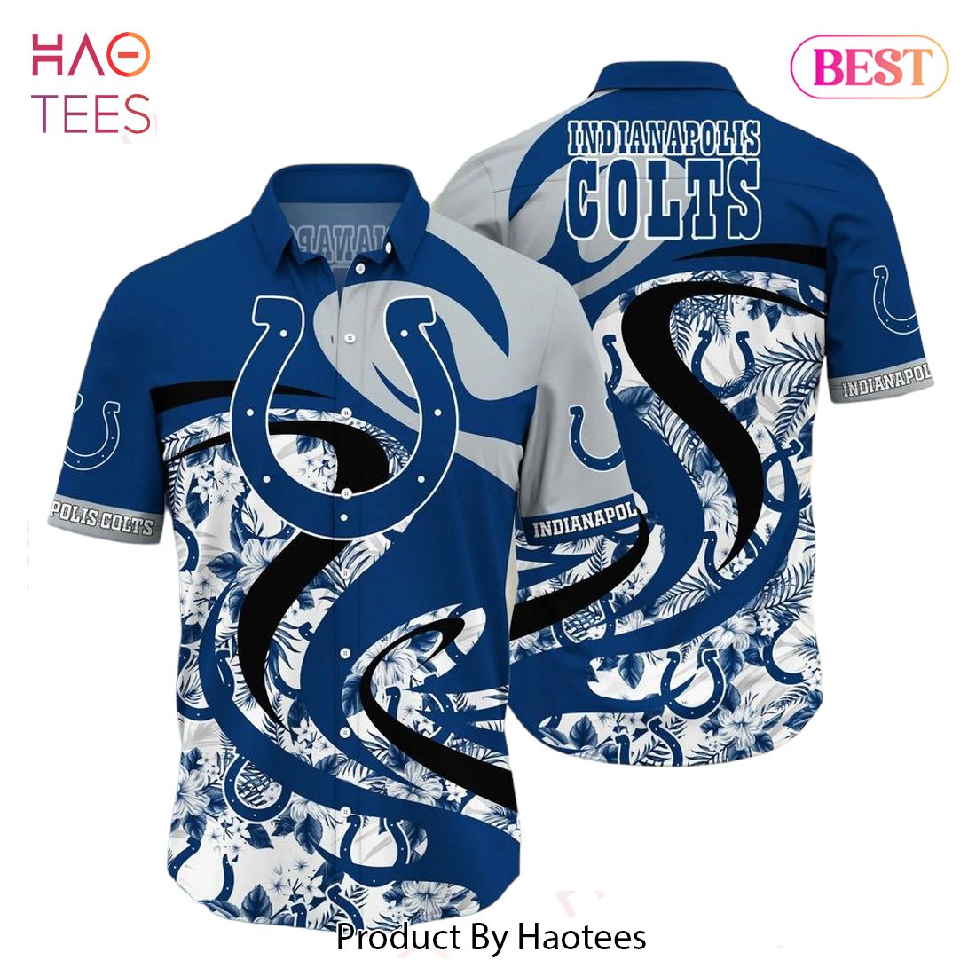 Indianapolis Colts NFL Hawaii Shirt Tropical Pattern Graphic This Summer Gift For Fan NFL Indianapolis Colts NFL Hawaii Shirt Tropical Pattern Graphic This Summer Gift For Fan NFL