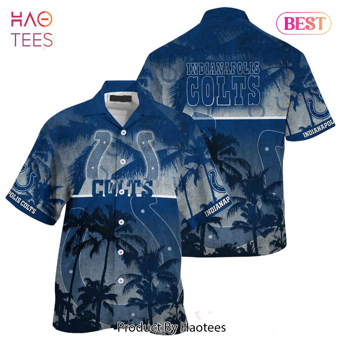 Indianapolis Colts NFL Hawaiian Shirt Style Tropical Pattern Hot Trending Summer For Awesome Fans Indianapolis Colts NFL Hawaiian Shirt Style Tropical Pattern Hot Trending Summer For Awesome Fans