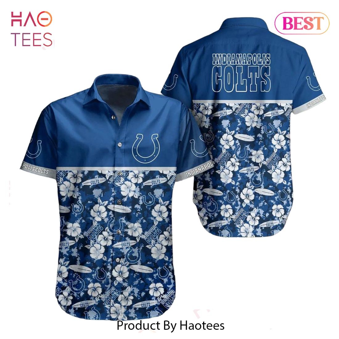 Indianapolis Colts NFL Style Trending Summer Hawaiian Shirt Indianapolis Colts NFL Style Trending Summer Hawaiian Shirt
