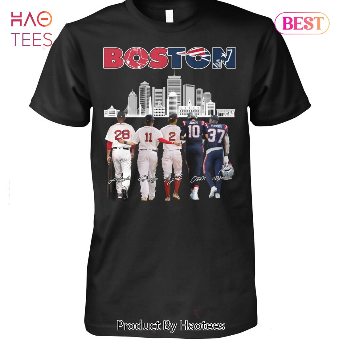 Boston Red Sox And New England Patriots Unisex T-Shirt Boston Red Sox And New England Patriots Unisex T-Shirt