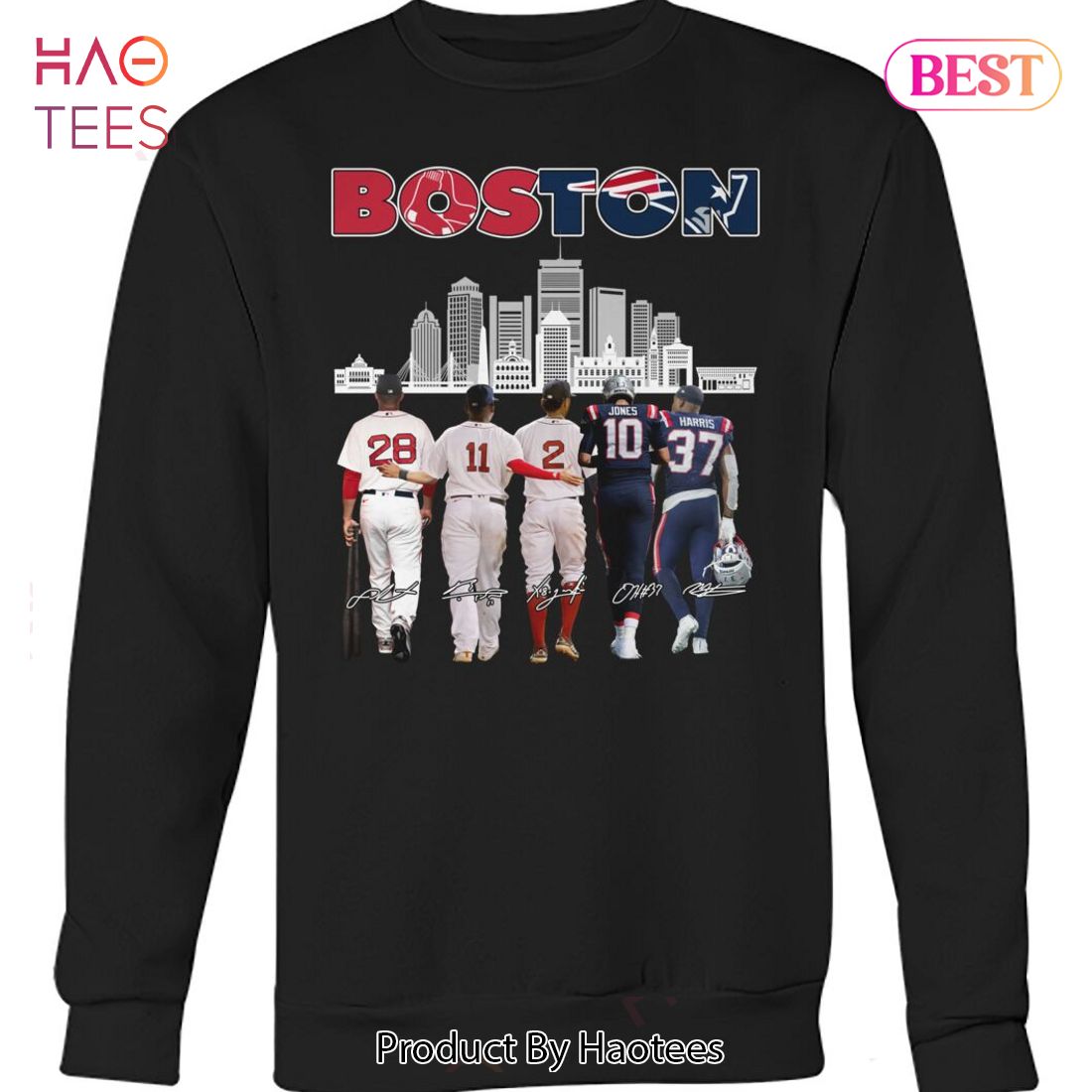 Boston Red Sox And New England Patriots Unisex T-Shirt Boston Red Sox And New England Patriots Unisex T-Shirt