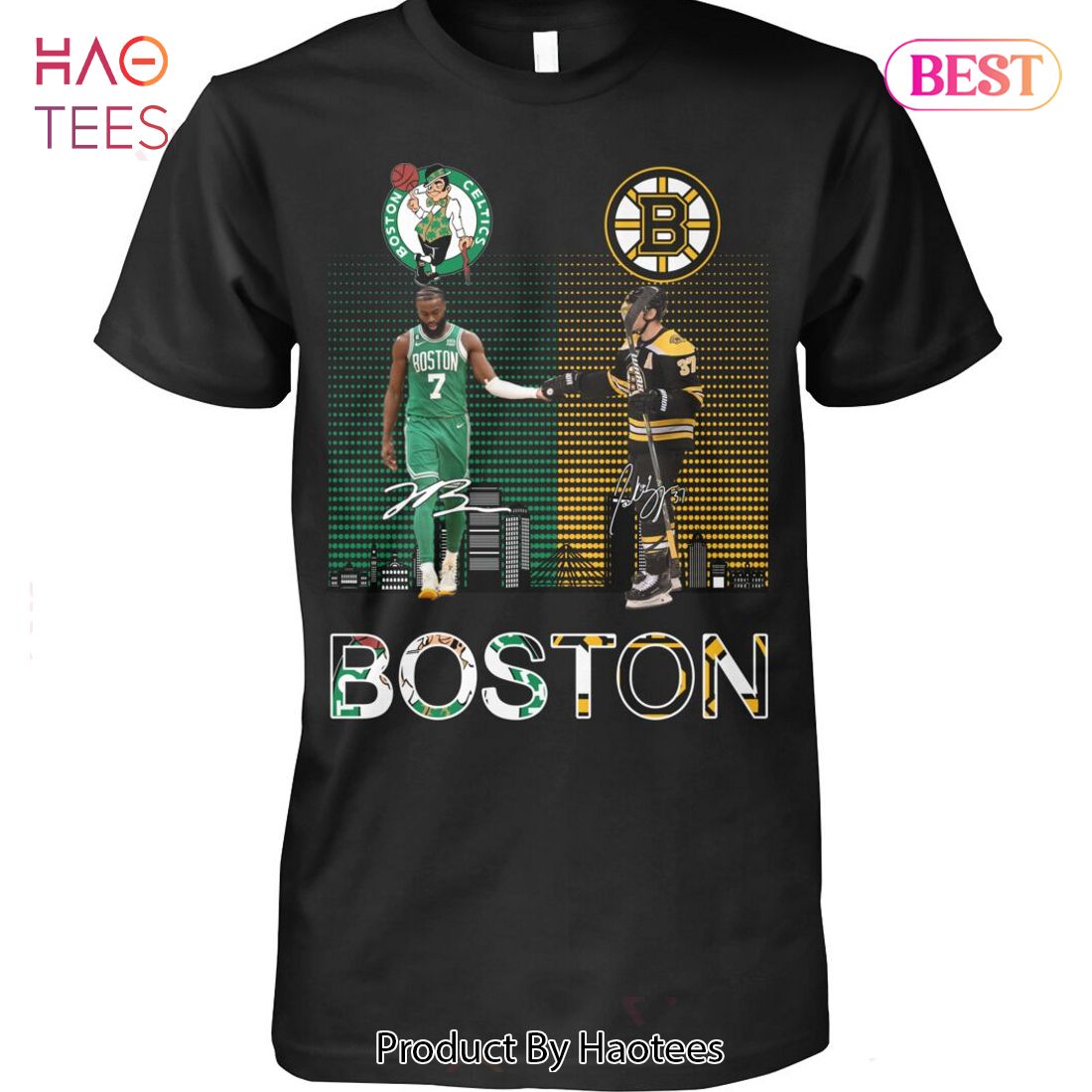 HOT Boston Bruins And Boston Celtics Unisex T-Shirt HOT Boston Bruins And Boston Celtics Unisex T-Shirt