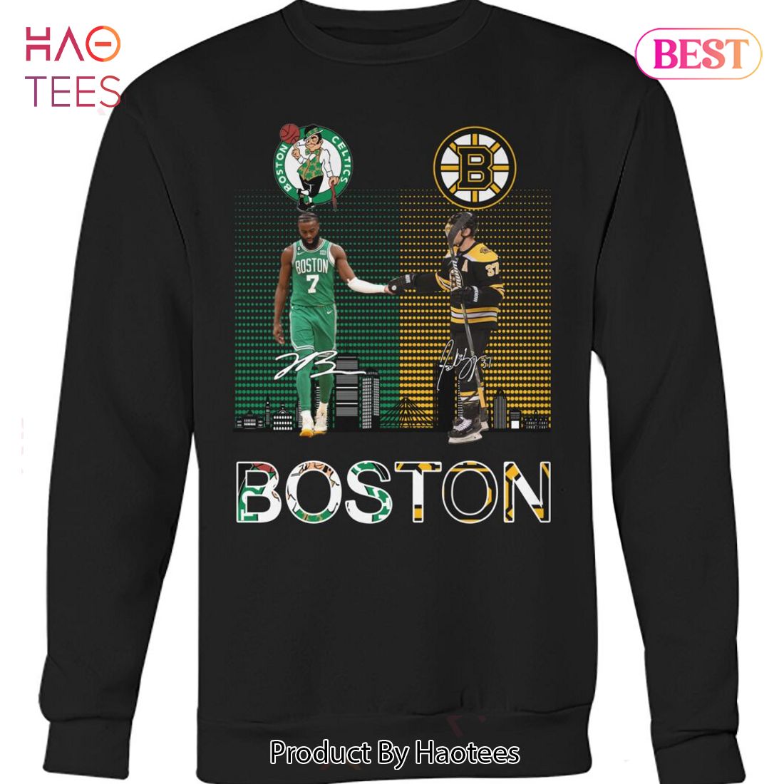 HOT Boston Bruins And Boston Celtics Unisex T-Shirt HOT Boston Bruins And Boston Celtics Unisex T-Shirt