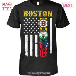 NEW Boston City Of Champion American Flag Unisex T-Shirt