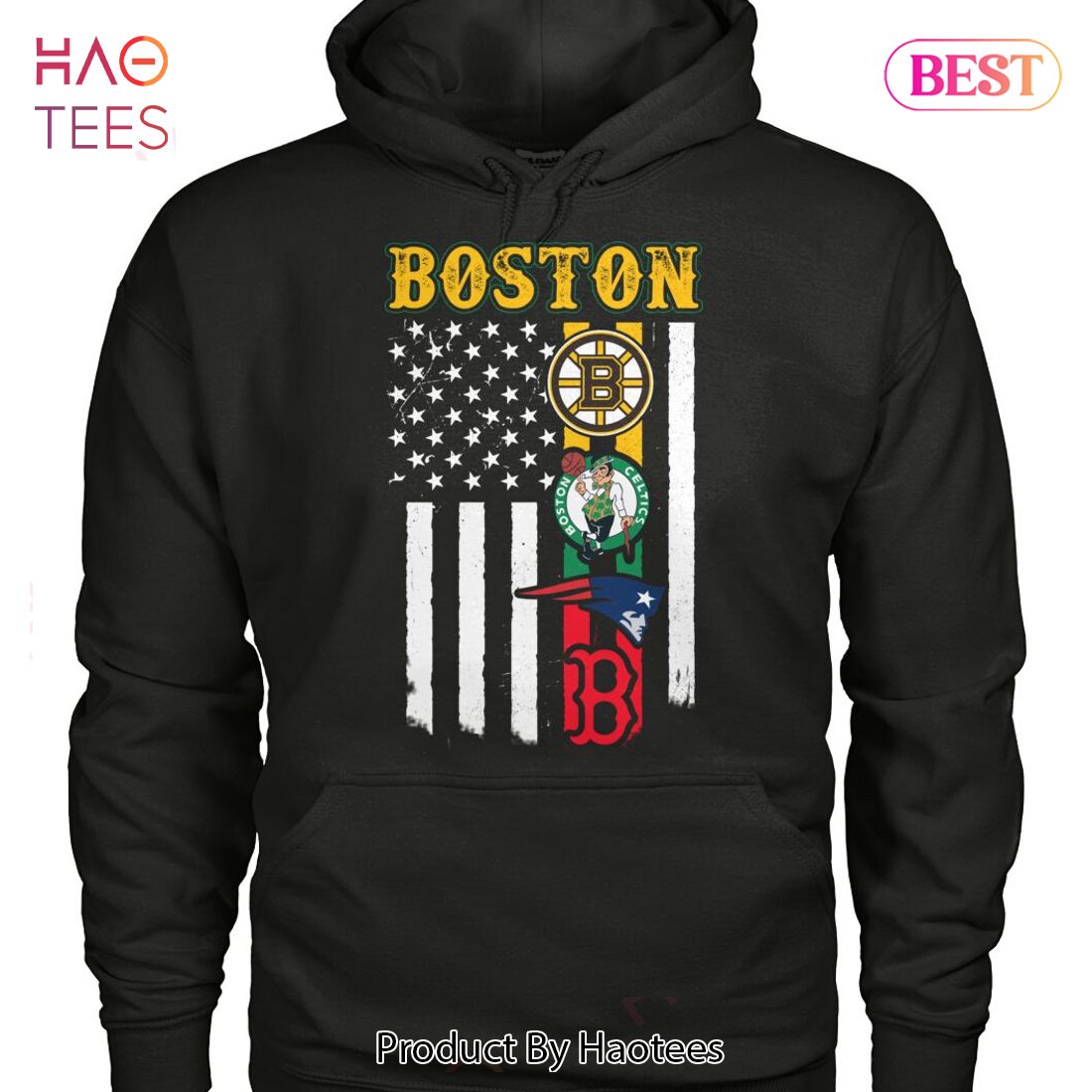 Boston City Of Champion American Flag Shirt