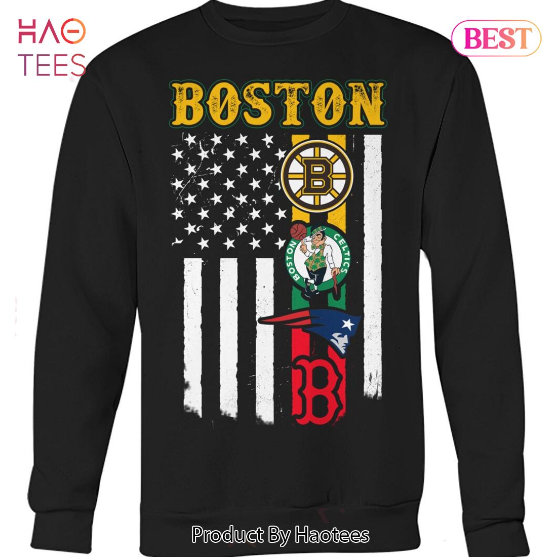 BOSTON FLAG T-SHIRT