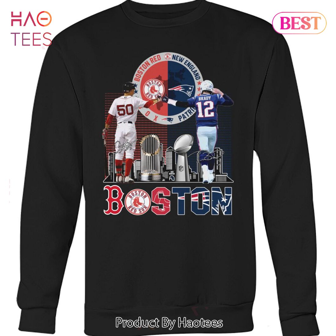 New England Patriots And Boston Red Sox Unisex T-Shirt New England Patriots And Boston Red Sox Unisex T-Shirt