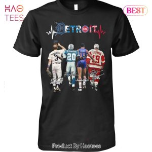 NEW Detroit Red Wings Detroit Pistons Detroit Tigers Detroit Lions Unisex T-Shirt