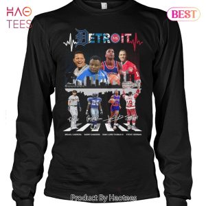 NEW Detroit Tigers Detroit Pistons Detroit Lions Detroit Red Wings Unisex T-Shirt