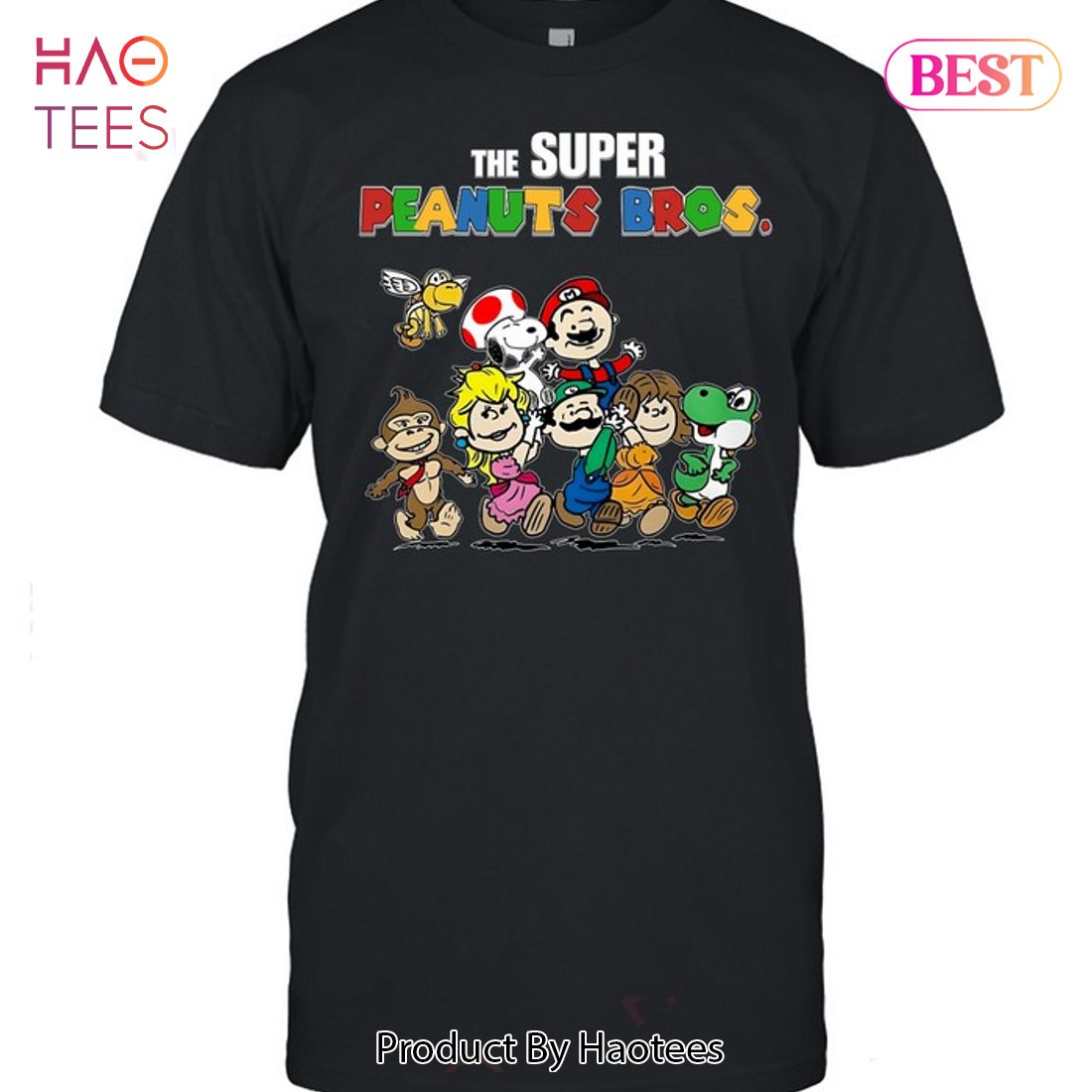 NEW The Super Peanuts Bros Unisex T-Shirt NEW The Super Peanuts Bros Unisex T-Shirt