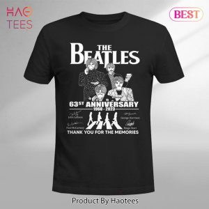 The Beatles 63 Anniversary 1960-2023 Thank You For The Memories T-Shirt