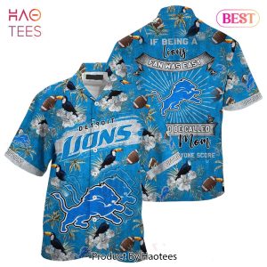 HOT TREND Detroit Lions NFL Hawaiian Shirt Being A Redskins Beach Shirt This For Summer Mom Lets Everyone Score
