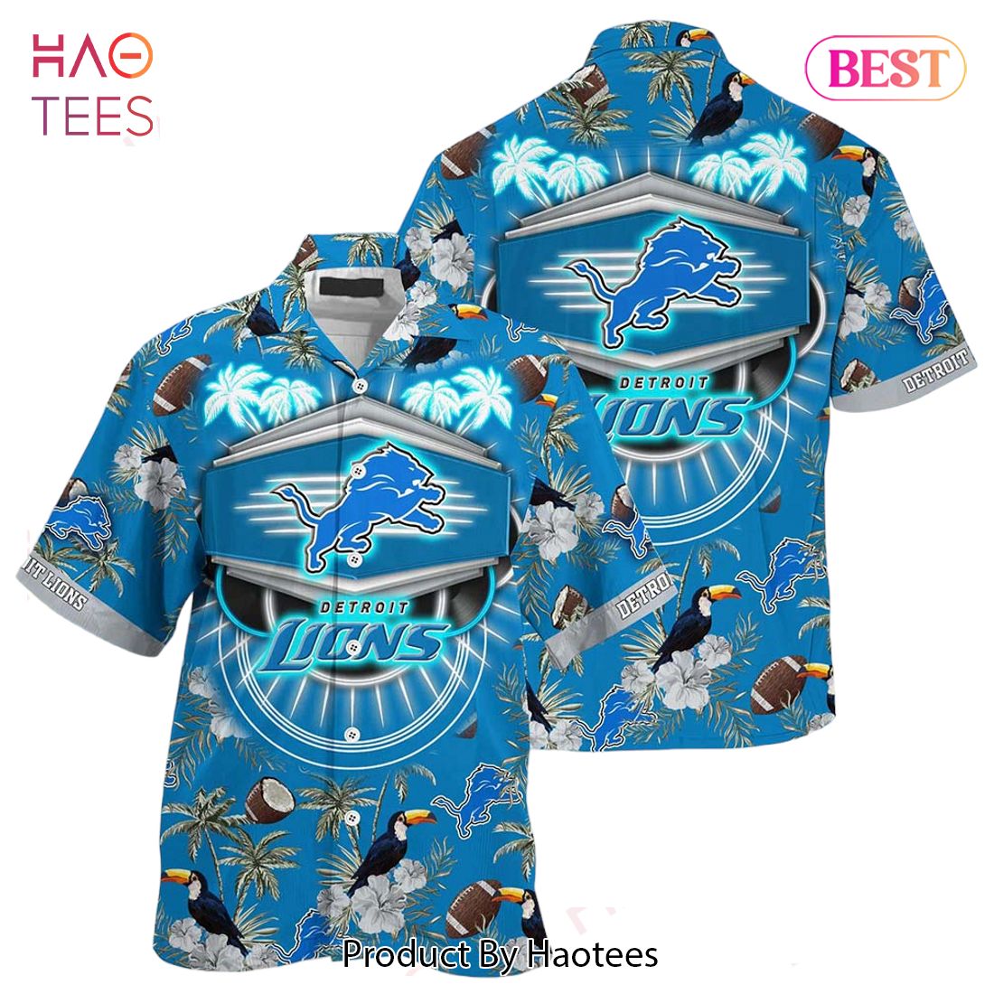 HOT TREND Detroit Lions NFL Hawaiian Shirt This Summer For Your Loved Ones