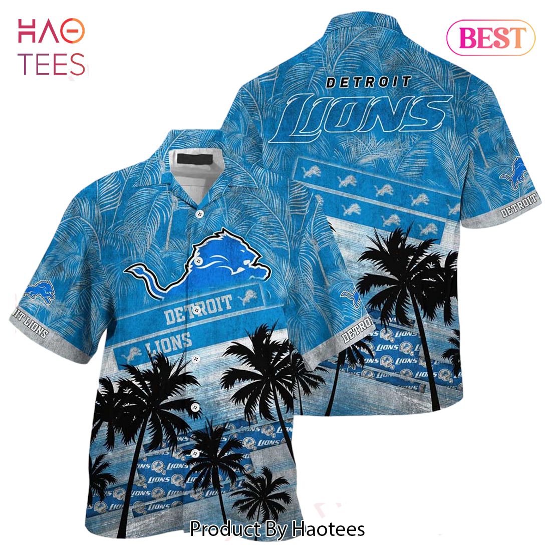 HOT TREND Detroit Lions NFL Hawaiian Shirt Trending Summer For Sports Football Fans
