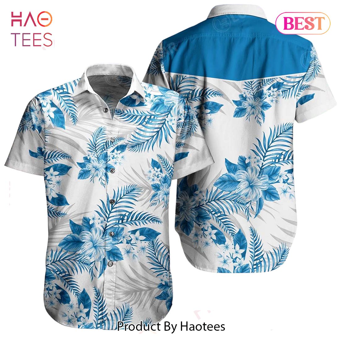 HOT TREND Detroit Lions NFL Hawaiian Shirt Tropical Pattern Graphic This Summer For Sports Enthusiast