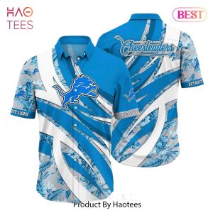 HOT TREND Detroit Lions NFL Hawaiian Shirt Tropical Pattern New Trend Summer For Sports Football Fans