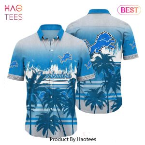 HOT TREND Detroit Lions NFL Summer Hawaiian Shirt Tropical Pattern Graphic For Sports Enthusiast