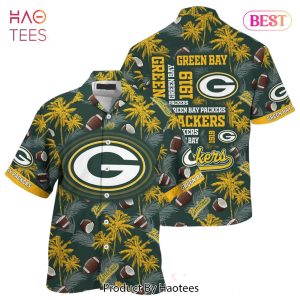 HOT TREND Green Bay Packers Nfl Beach Shirt New Gift For Summer Hawaiian Shirt