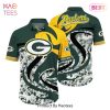 HOT TREND Green Bay Packers Nfl Hawaii Shirt Graphic Tropical Pattern Short Sleeve Hot Summer