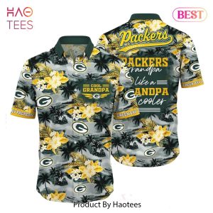 HOT TREND Green Bay Packers Nfl Hawaiian Shirt For Grandparent New Trending Beach Shirt