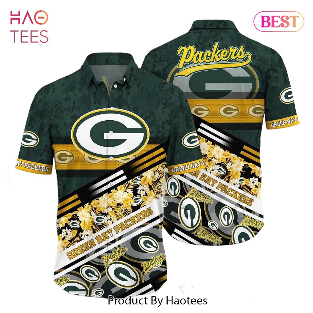 HOT TREND Green Bay Packers Nfl Tropical Pattern Pineapple Design Hawaiian  Shirt New Trending For Men