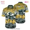 HOT TREND Green Bay Packers Nfl Hawaiian Shirt Style Tropical Pattern Hot Trending Summer For Awesome Fans