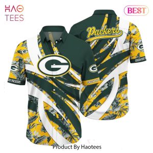 HOT TREND Green Bay Packers Nfl Hawaiian Shirt Tropical Pattern New Trend Summer For Sports Football Fans