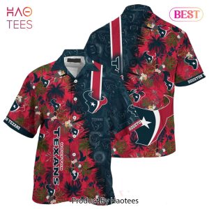 HOT TREND Houston Texans NFL Team Football Beach Shirt Summer Button Down Hawaiian Shirt Fan Ever