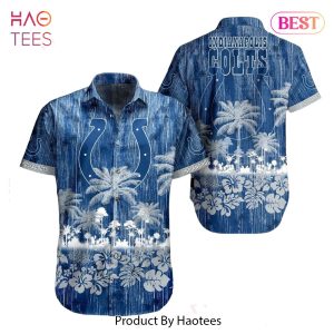 HOT TREND Indianapolis Colts NFL Hawaii Graphic Tropical Pattern Style Summer Hawaiian Shirt