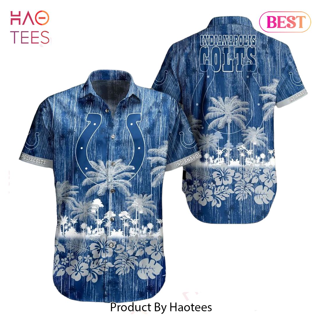 HOT TREND Indianapolis Colts NFL Hawaii Graphic Tropical Pattern Style Summer Hawaiian Shirt HOT TREND Indianapolis Colts NFL Hawaii Graphic Tropical Pattern Style Summer Hawaiian Shirt