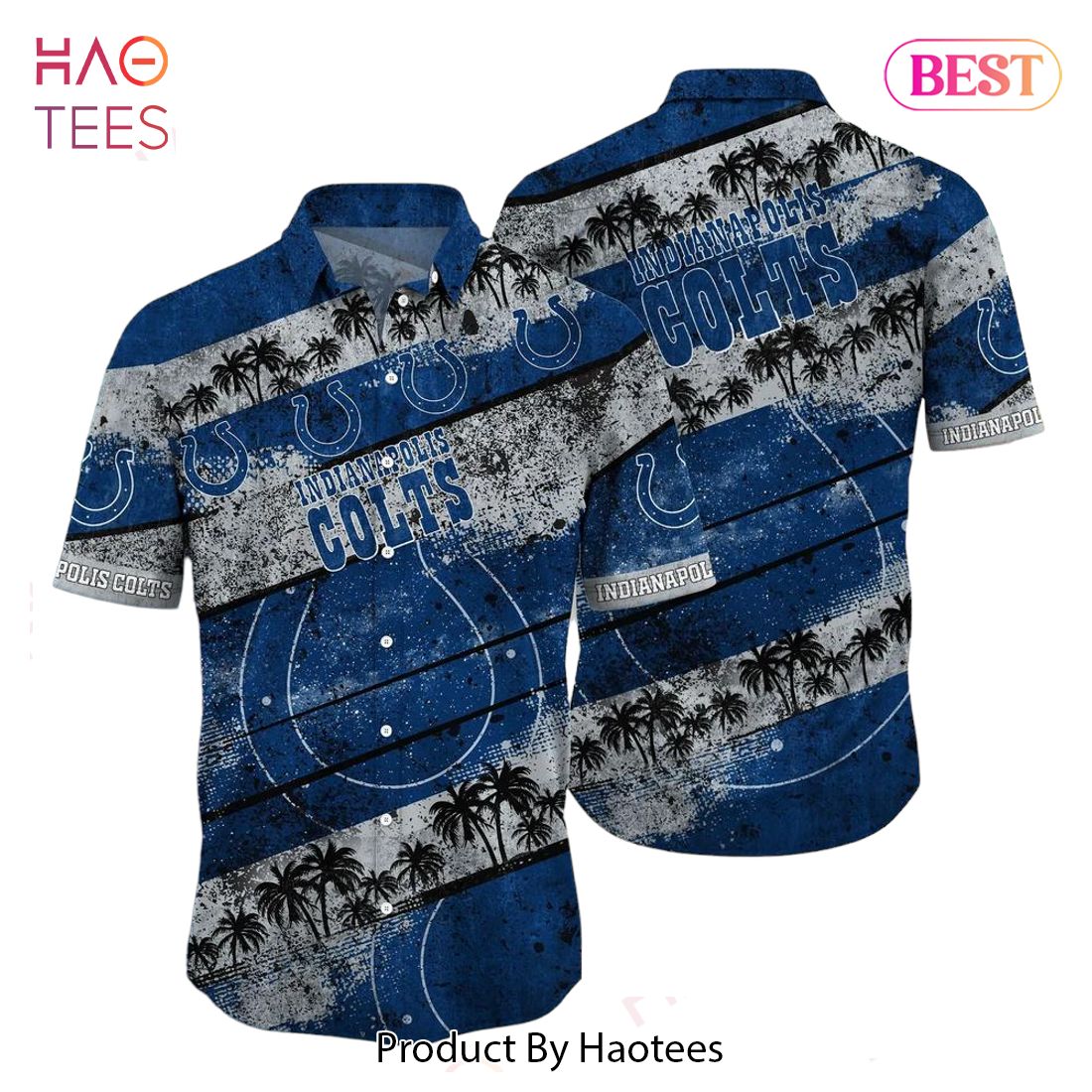 HOT TREND Indianapolis Colts NFL Hawaiian Shirt Graphic Tropical Pattern Short Sleeve Summer For Fans HOT TREND Indianapolis Colts NFL Hawaiian Shirt Graphic Tropical Pattern Short Sleeve Summer For Fans