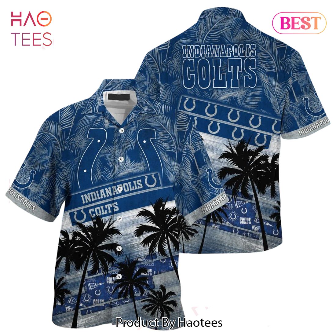 HOT TREND Indianapolis Colts NFL Hawaiian Shirt Trending Summer For Sports Football Fans HOT TREND Indianapolis Colts NFL Hawaiian Shirt Trending Summer For Sports Football Fans