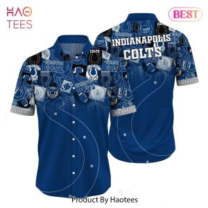 HOT TREND Indianapolis Colts NFL Hawaiian Shirt Trends Summer Short Sleeve Button Down Shirt For Sports Fans