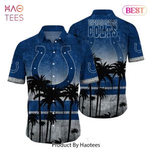 HOT TREND Indianapolis Colts NFL Hawaiian Shirt Tropical Pattern Graphic New Collection Summer Gift For Fan NFL