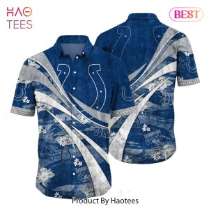 HOT TREND Indianapolis Colts NFL Summer Hawaiian Shirt Floral Pattern Graphic For Football NFL Enthusiast