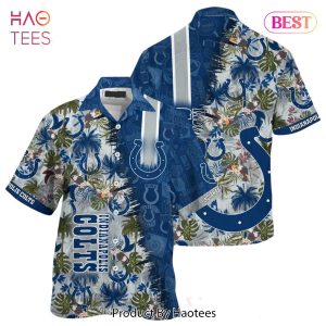 HOT TREND Indianapolis Colts NFL Team Football Beach Shirt Summer Button Down Hawaiian Shirt Fan Ever