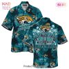 HOT TREND Jacksonville Jaguars Nfl Beach Shirt Graphic Floral Pattern Print This Summer Hawaiian Shirt