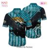 HOT TREND Jacksonville Jaguars Nfl Graphic Tropical Pattern Hawaiian Shirt 3D Printed Beach Shirt Summer Gift For Fans