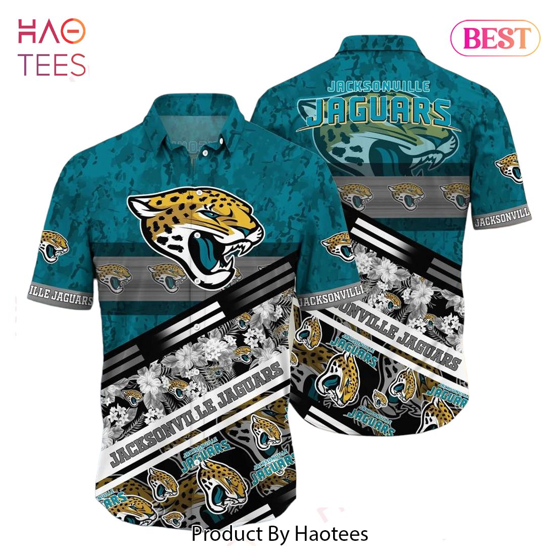HOT TREND Jacksonville Jaguars Nfl Hawaiian Shirt Graphic Tropical Pattern 3D Printed Beach Shirt Summer Gift For Fans HOT TREND Jacksonville Jaguars Nfl Hawaiian Shirt Graphic Tropical Pattern 3D Printed Beach Shirt Summer Gift For Fans