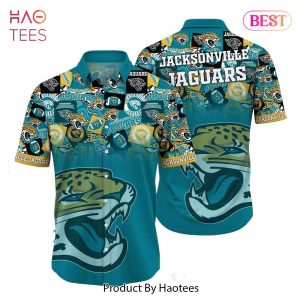 HOT TREND Jacksonville Jaguars Nfl Hawaiian Shirt Trends Summer Short Sleeve Button Down Shirt For Sports Fans