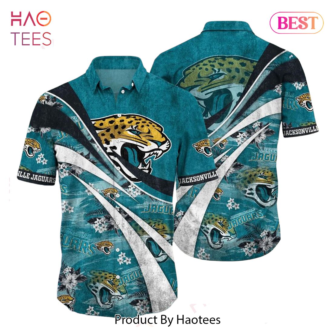 HOT TREND Jacksonville Jaguars Nfl Summer Hawaiian Shirt Floral Pattern Graphic For Football Nfl Enthusiast HOT TREND Jacksonville Jaguars Nfl Summer Hawaiian Shirt Floral Pattern Graphic For Football Nfl Enthusiast