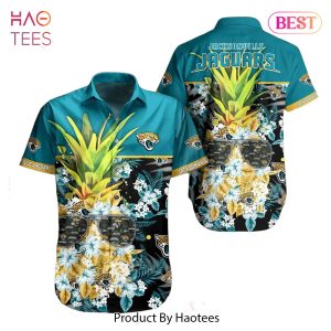 HOT TREND Jacksonville Jaguars Nfl Tropical Pattern Pineapple Design Hawaiian Shirt New Trending For Men Women